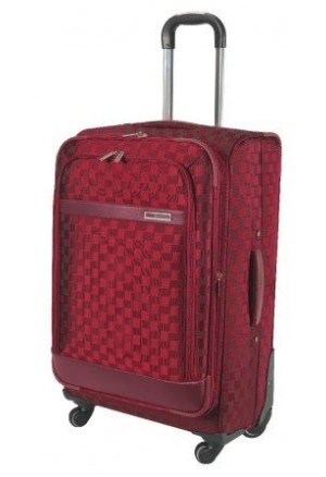 SQUARE-Valise cabine 4 roues-Rouge
